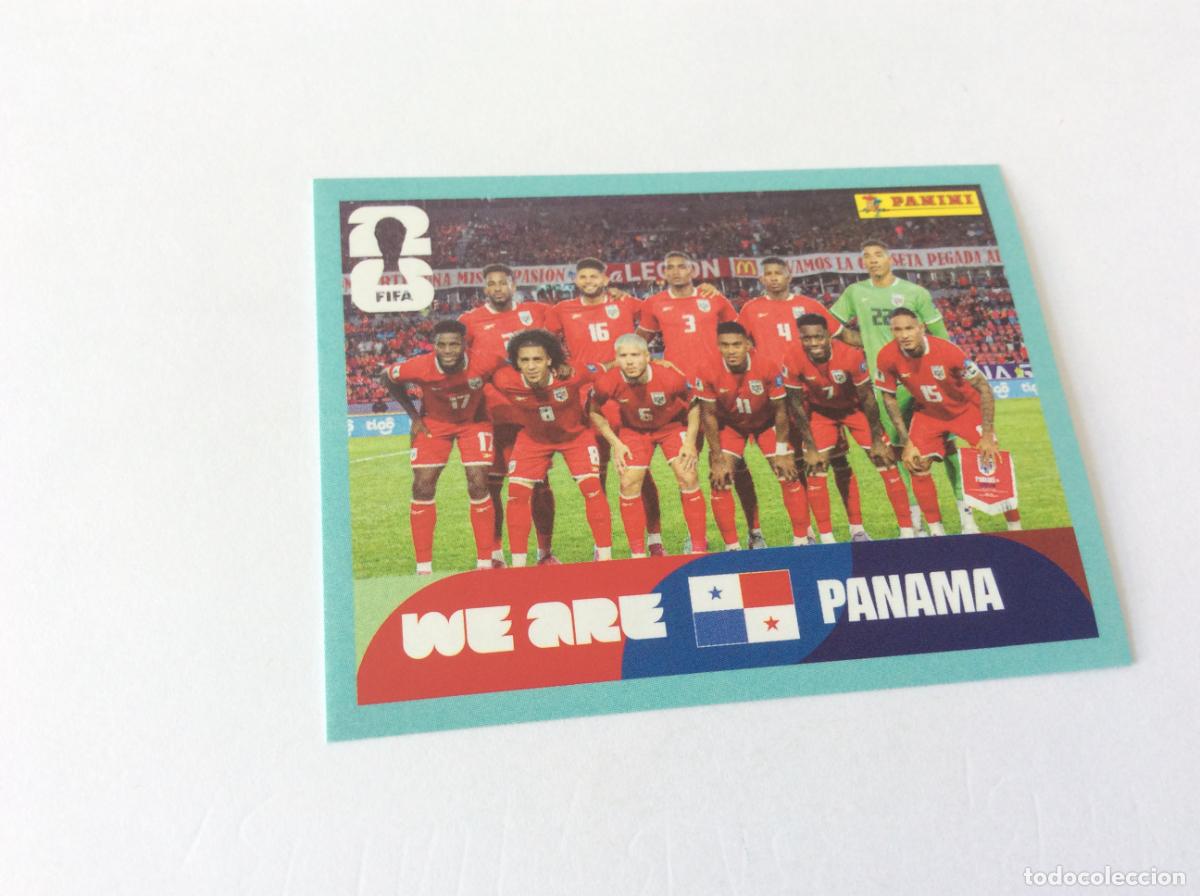 Cromos de f&uacute;tbol: PAN13 PAN 13 Equipo Panam&aacute; Sticker Cromo FIFA World Cup 2026 26 Panini Mundial