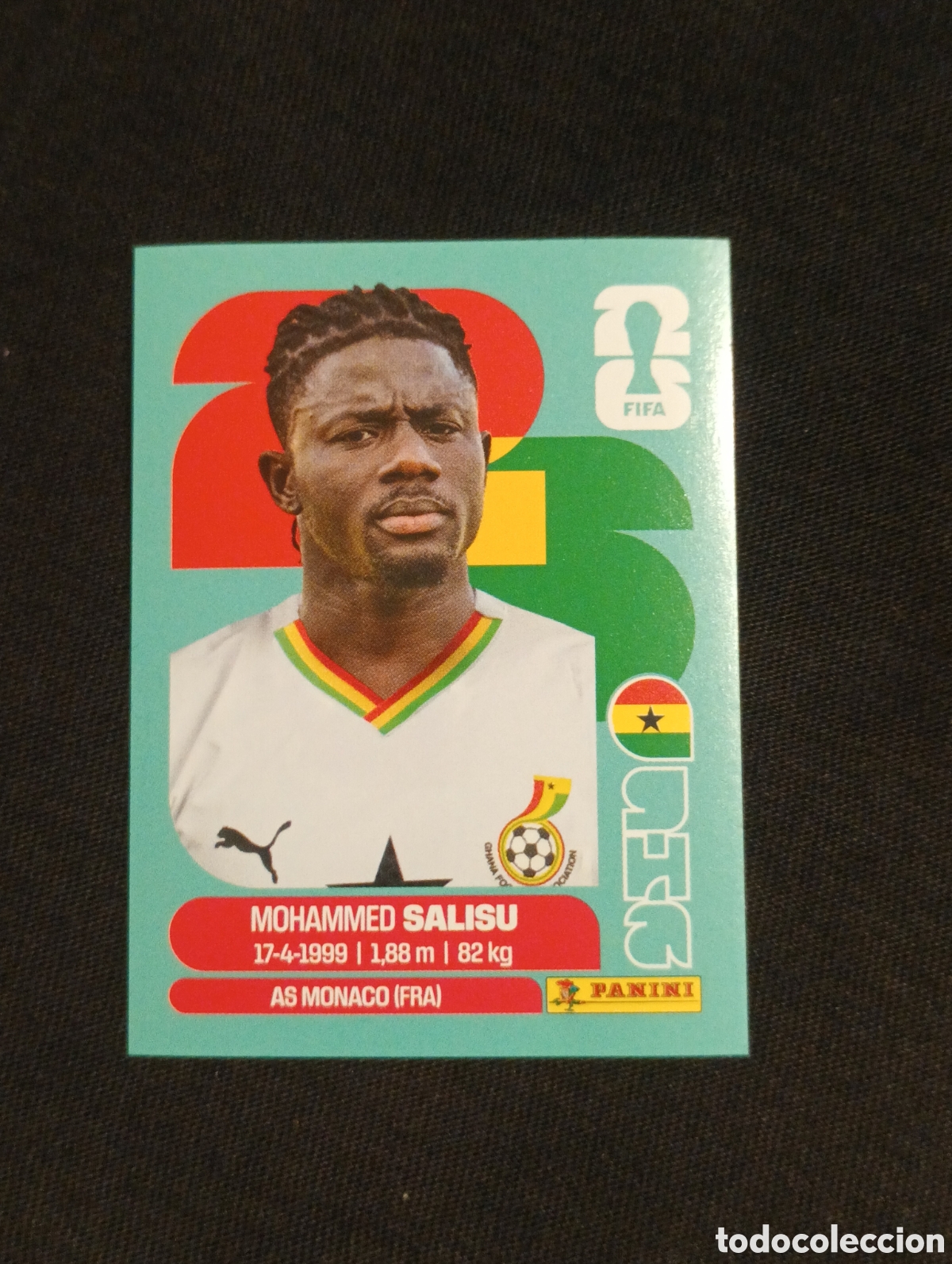 Cromos de f&uacute;tbol: mundial panini 2026 Mohammed salisu