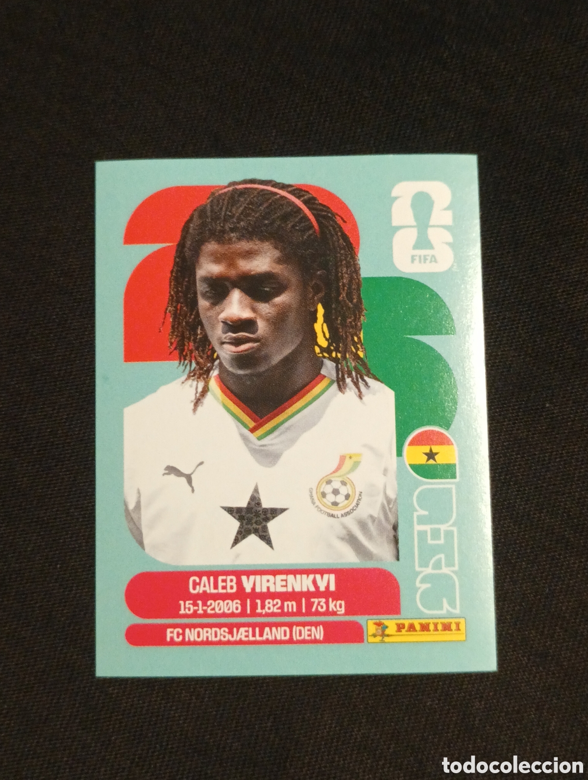 Cromos de f&uacute;tbol: mundial panini 2026 caleb yirenkyi