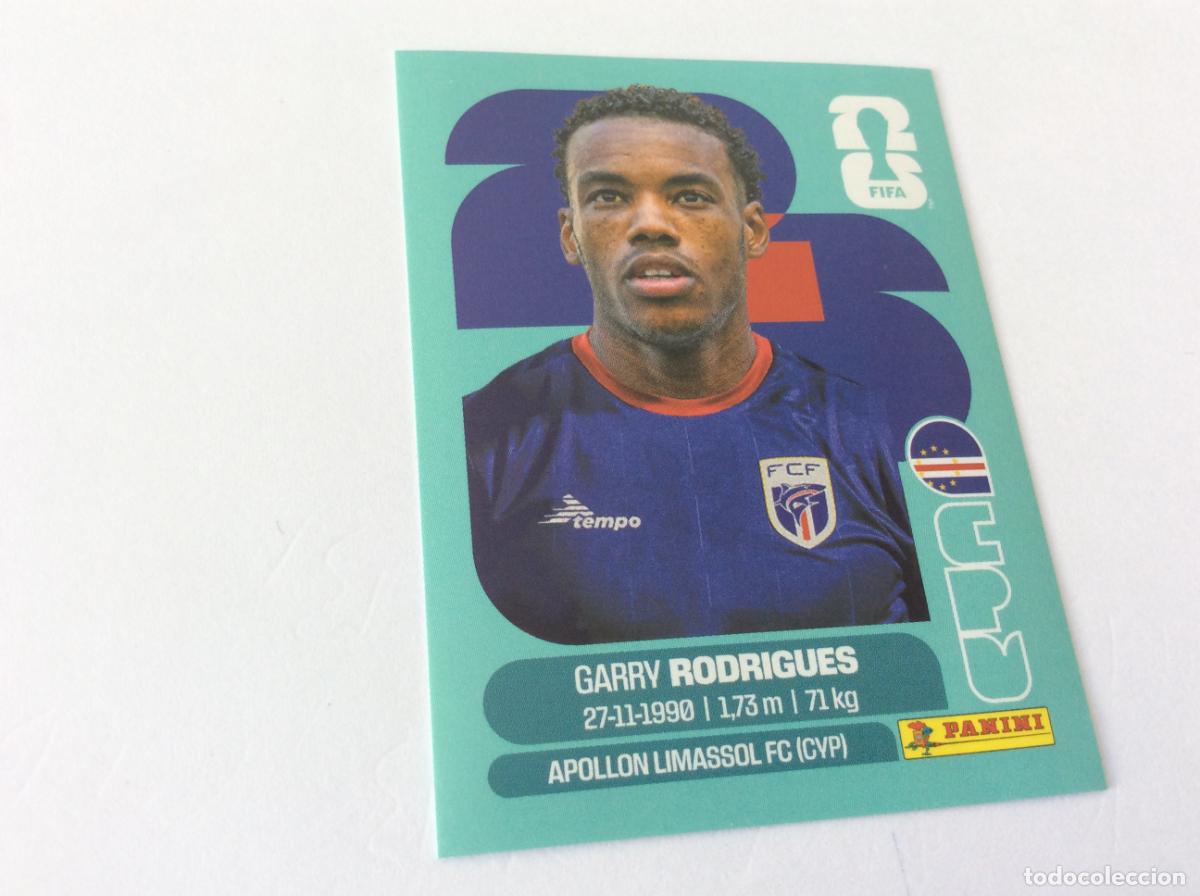 Cromos de f&uacute;tbol: CPV15 CPV 15 Garry Rodrigues Cabo Verde Sticker Cromo FIFA World Cup 2026 26 Panini Mundial