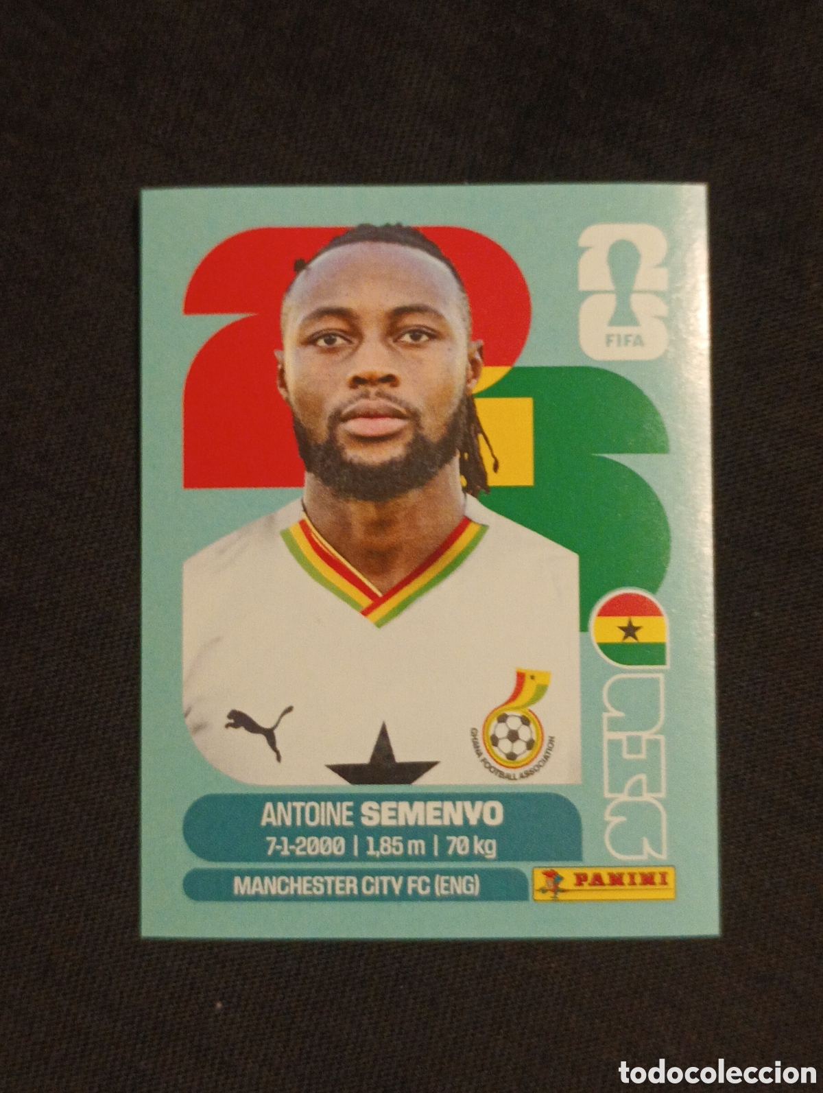 Cromos de f&uacute;tbol: mundial panini 2026 Antoine semenyo