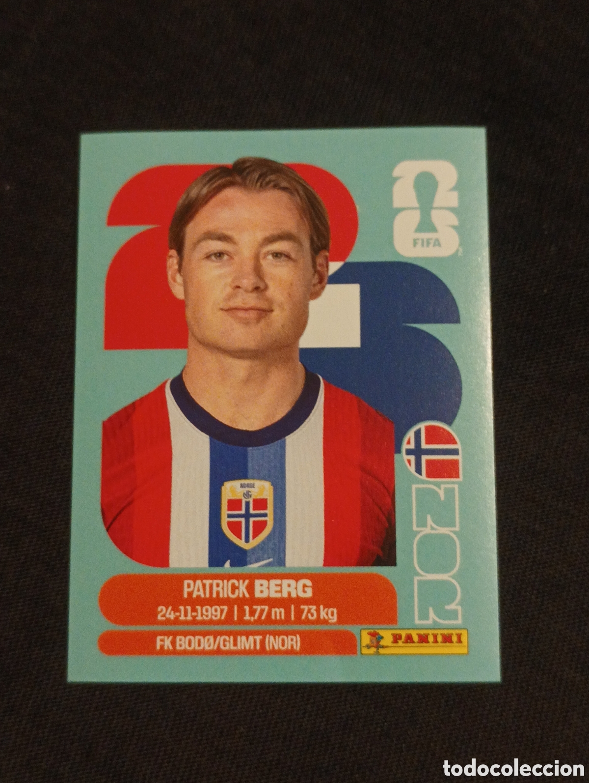 Cromos de f&uacute;tbol: mundial panini 2026 Patrick berg