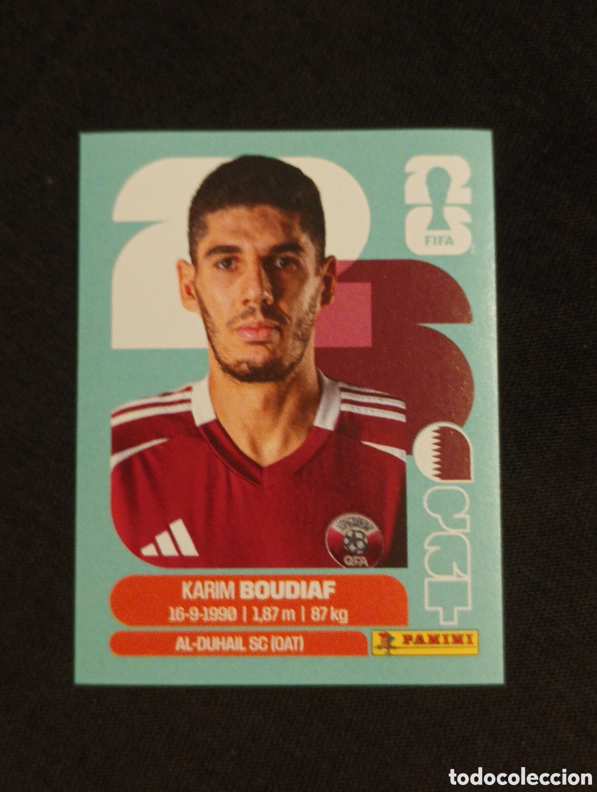 Cromos de f&uacute;tbol: mundial panini 2026 Karim boudiaf