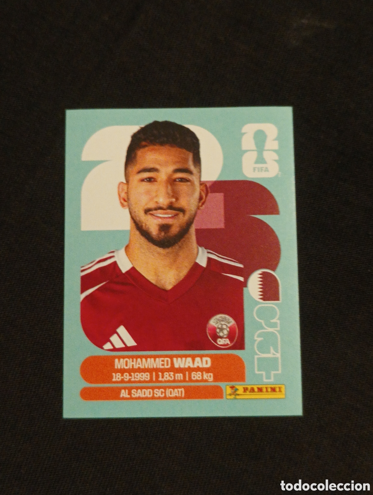 Cromos de f&uacute;tbol: mundial panini 2026 Mohammed waad