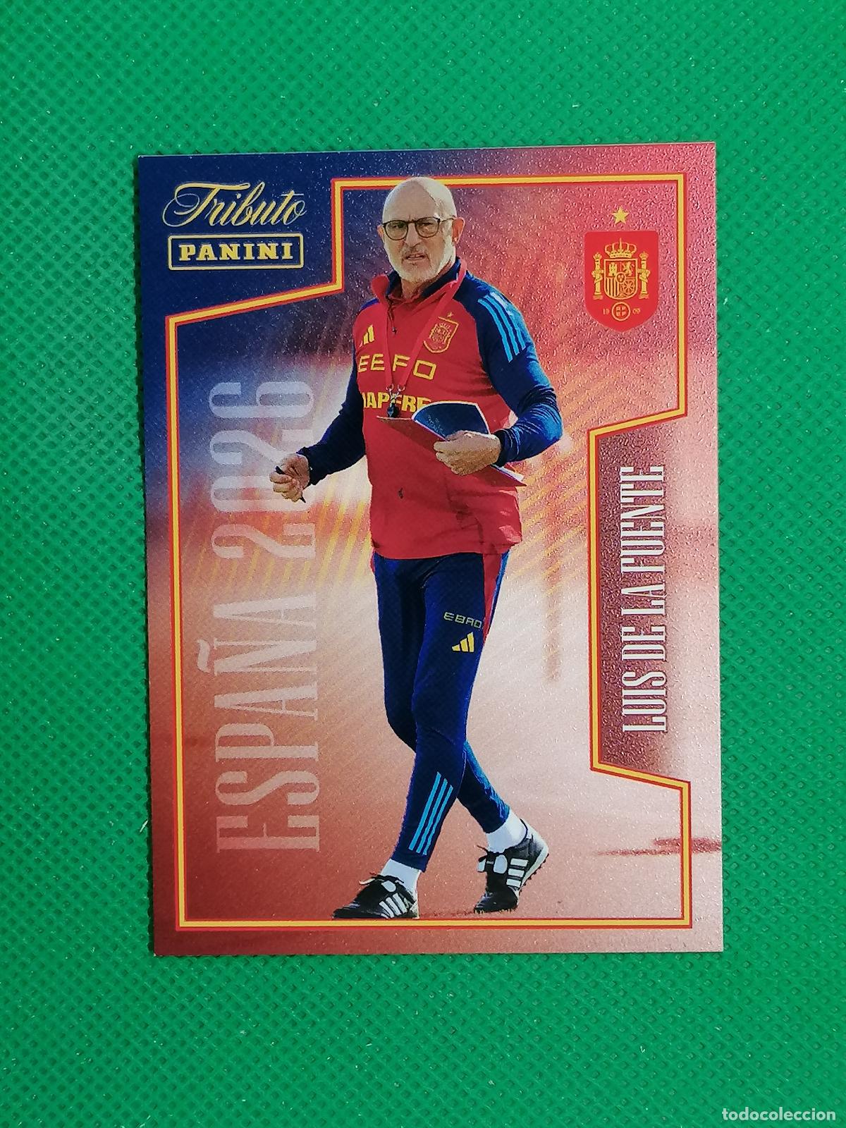 Cromos de f&uacute;tbol: 68 LUIS DE LA FUENTE ⚽PANINI TRIBUTO SELECCION ESPA&Ntilde;OLA ESPA&Ntilde;A CARD 26 2026⚽