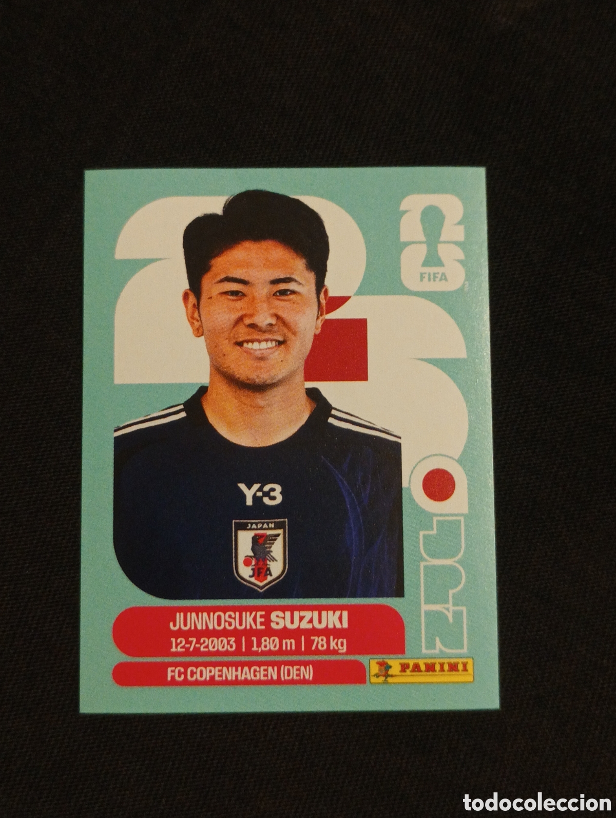 Cartes &agrave; collectionner de Football: mundial panini 2026 junnosuke Suzuki