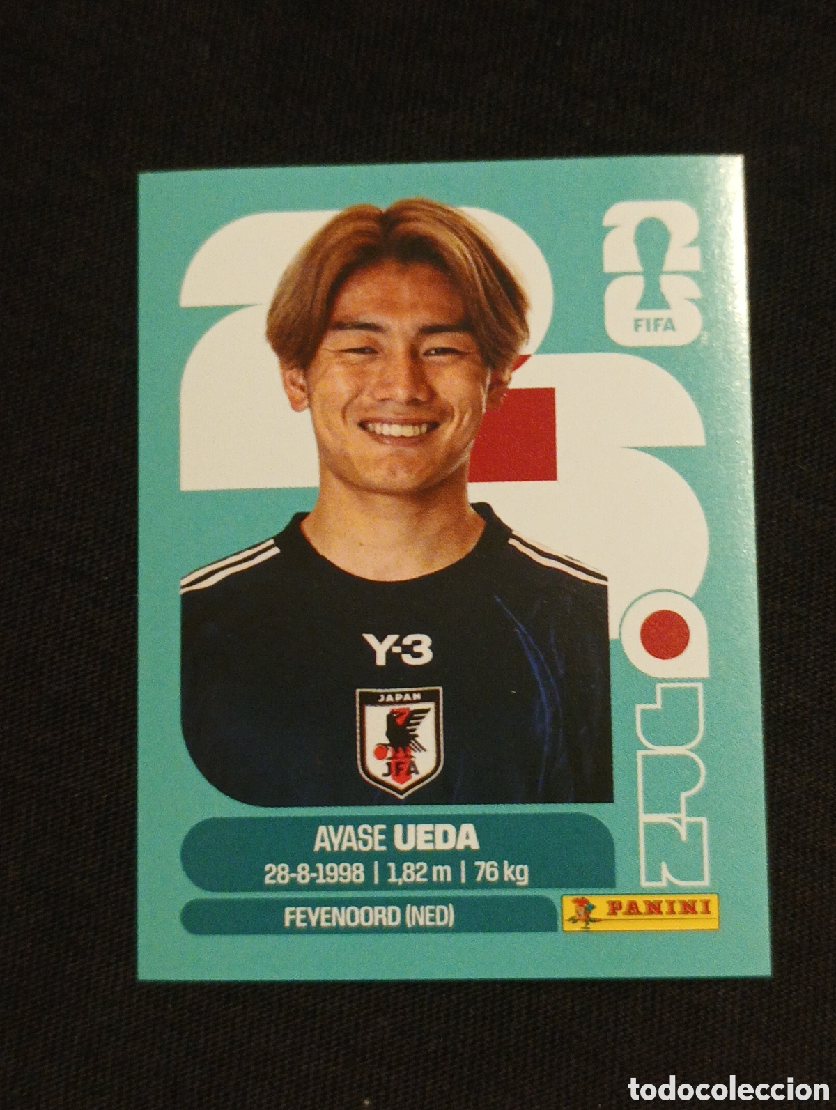Cromos de f&uacute;tbol: mundial panini 2026 ayase ueda