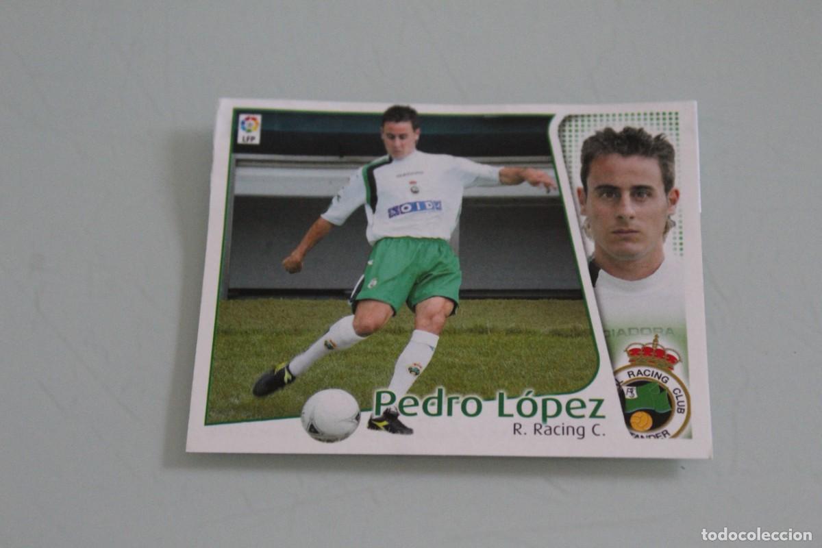 Cromos de f&uacute;tbol: ESTE 04 05 PEDRO L&Oacute;PEZ COLOCA RECUPERADO DE &Aacute;LBUM