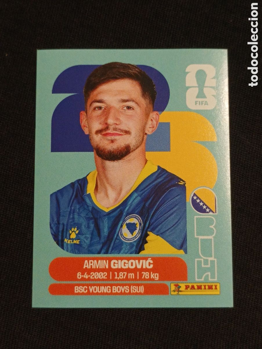 Cromos de f&uacute;tbol: mundial panini 2026 armin gigovic