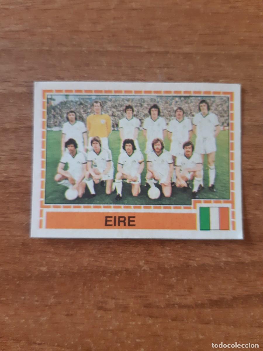 Cromos de f&uacute;tbol: N&deg;198 ALINEACI&Oacute;N EIRE IRLANDA EUROPA 80 PANINI EURO ITALIA 1980 PANINI.NUNCA PEGADO, SIN PEGAR
