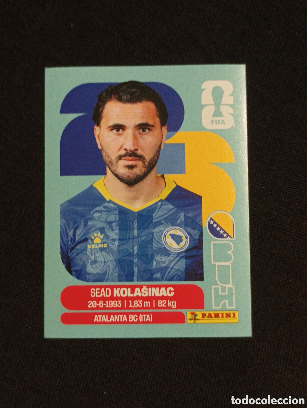 Cromos de f&uacute;tbol: mundial panini 2026 sead kolasinac
