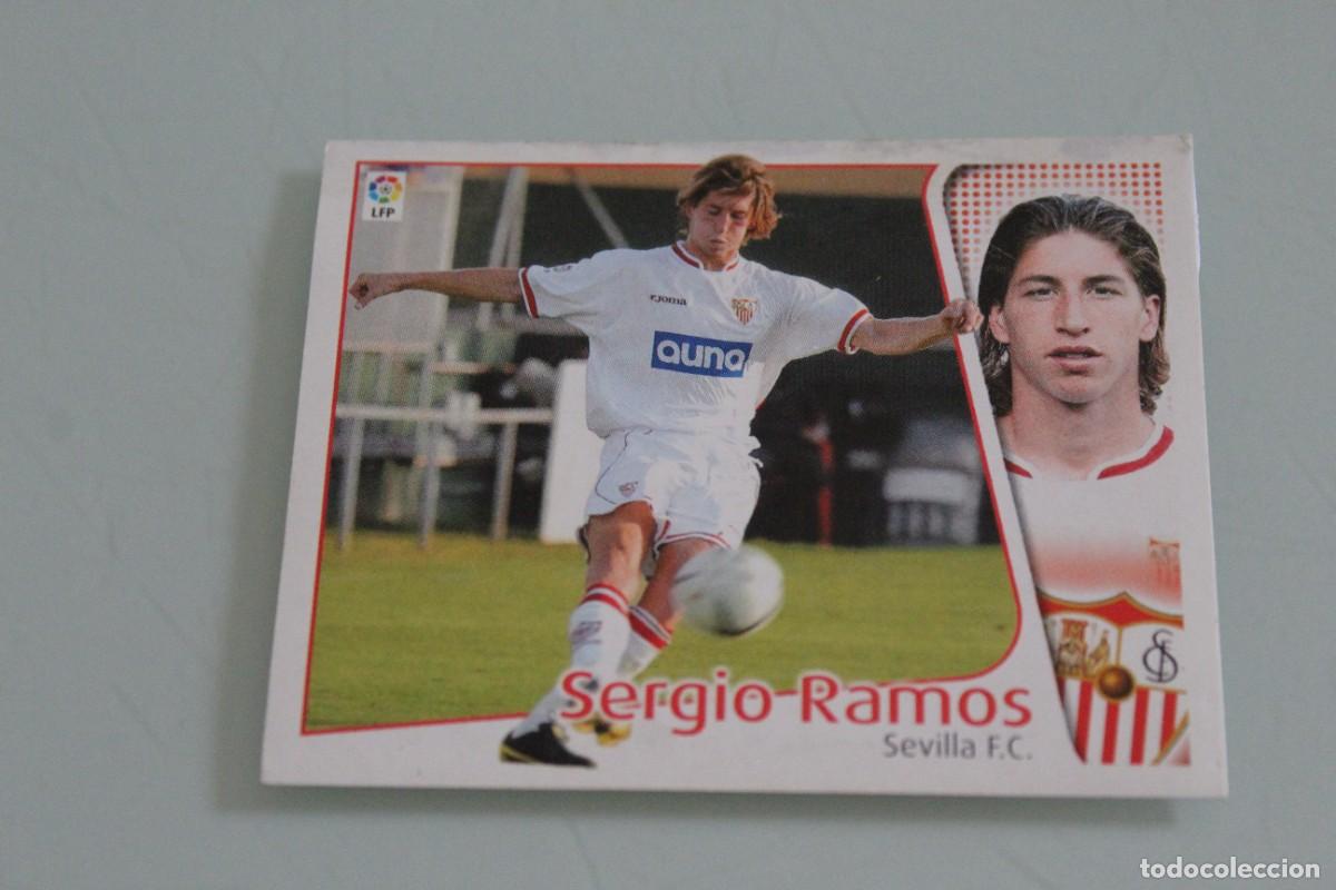 Cromos de f&uacute;tbol: ESTE 04 05 SERGIO RAMOS ROOKIE RECUPERADO DE &Aacute;LBUM