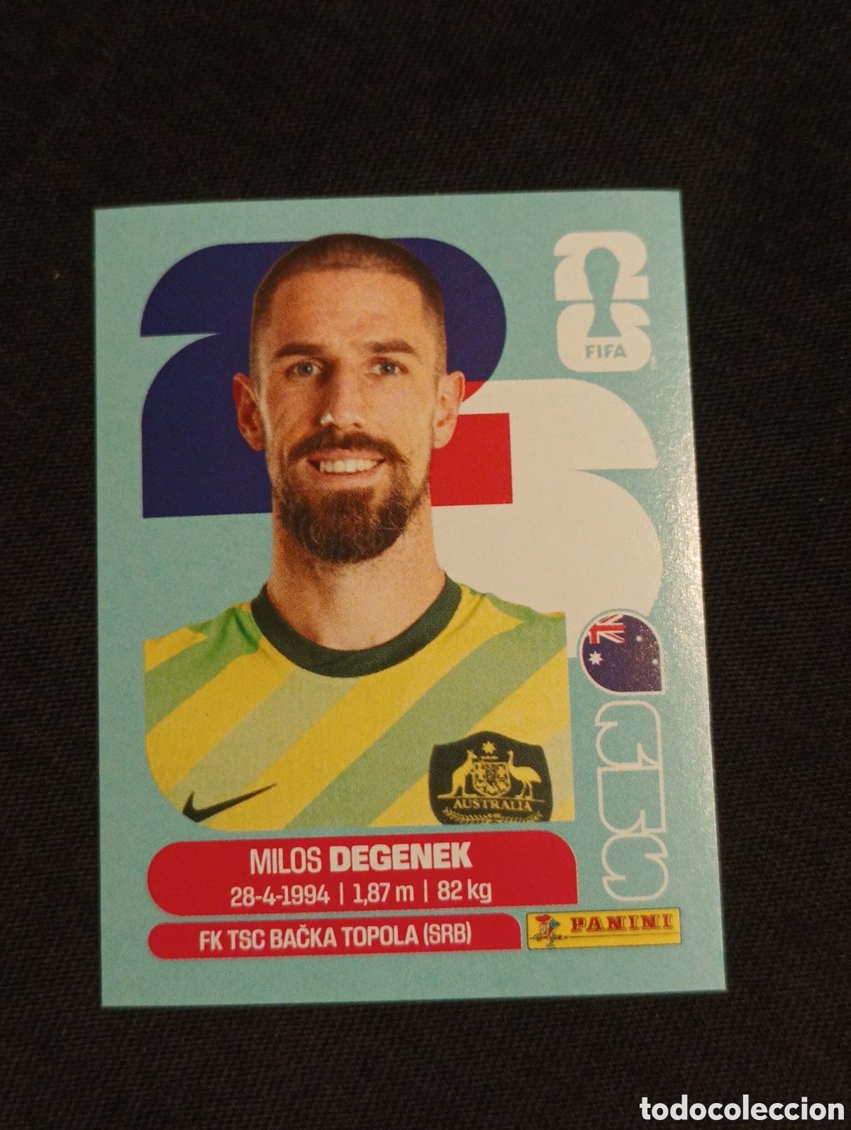 Cromos de f&uacute;tbol: mundial panini 2026 milos degenek