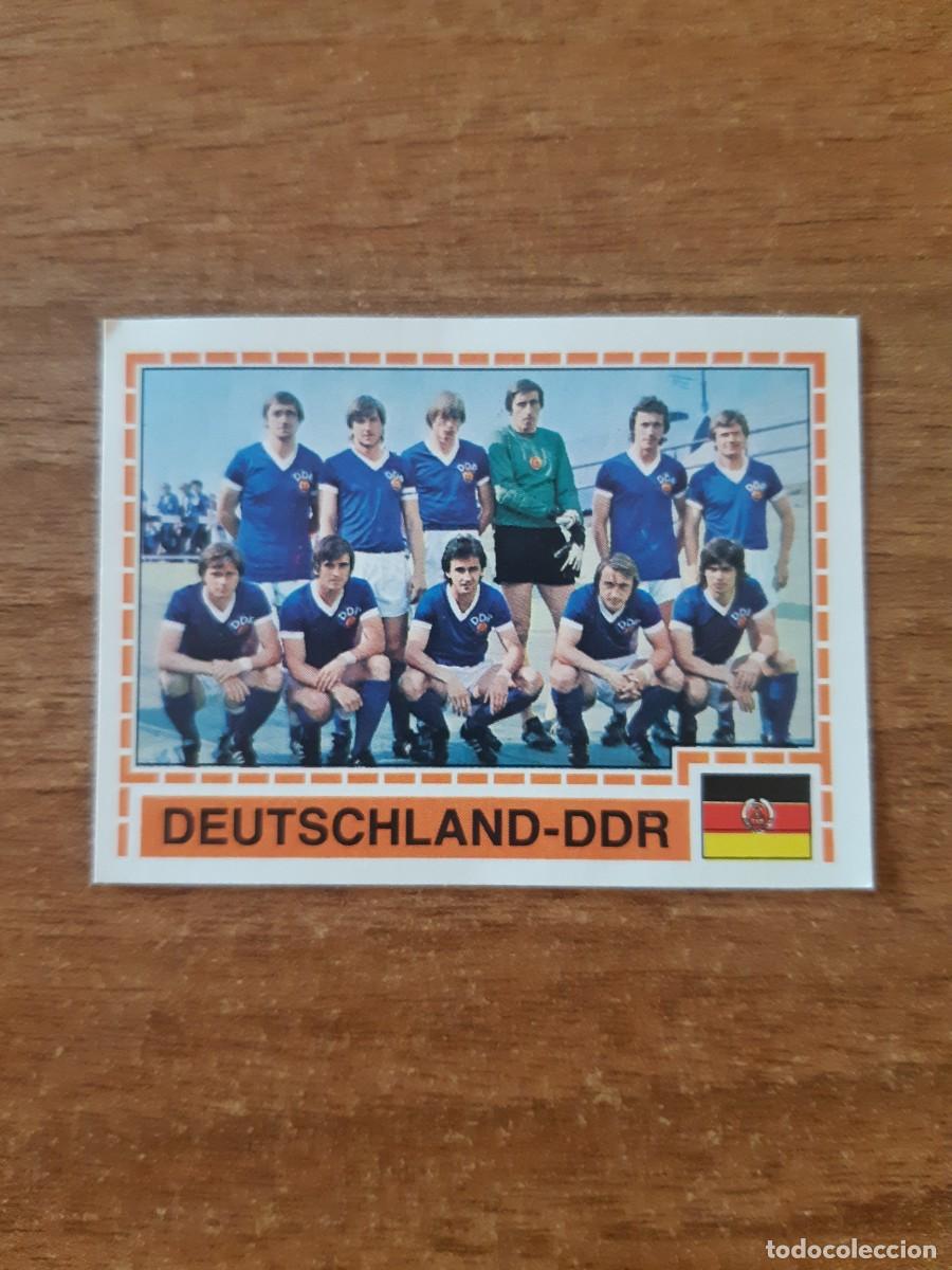Cromos de f&uacute;tbol: N&deg;193 ALINEACI&Oacute;N ALEMANIA DEL ESTE EUROPA 80 PANINI EURO ITALIA 1980 PANINI.NUNCA PEGADO, SIN PEGAR