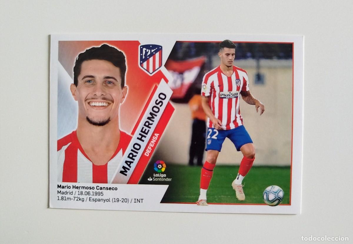 Cromos de f&uacute;tbol: Mario Hermoso 4 BIS SIN PEGAR NUNCA PEGADO Atl&eacute;tico de Madrid Liga Ediciones Este 19 20 / 2019 2020