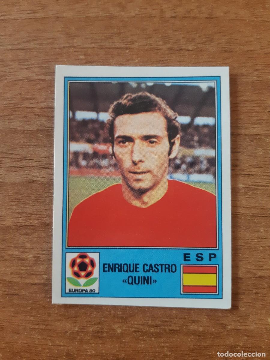 Cromos de f&uacute;tbol: N&deg;192 ENRIQUE CASTRO &rdquo;QUINI&rdquo; ESPA&Ntilde;A EUROPA 80 PANINI EURO ITALIA 1980 PANINI.NUNCA PEGADO, SIN PEGAR