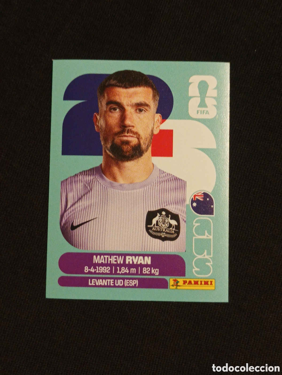 Fu&szlig;ball-Sticker: mundial panini 2026 mathew Ryan