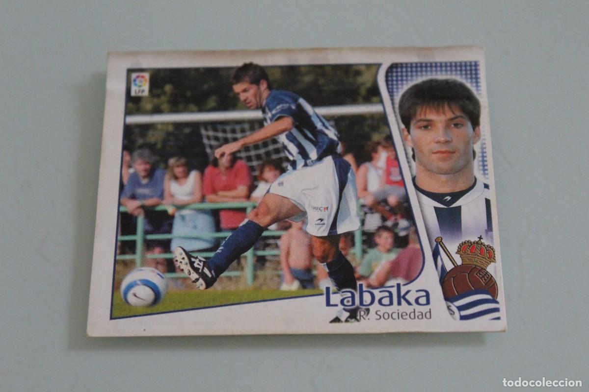 Cromos de f&uacute;tbol: ESTE 04 05 LABAKA COLOCA RECUPERADO DE &Aacute;LBUM