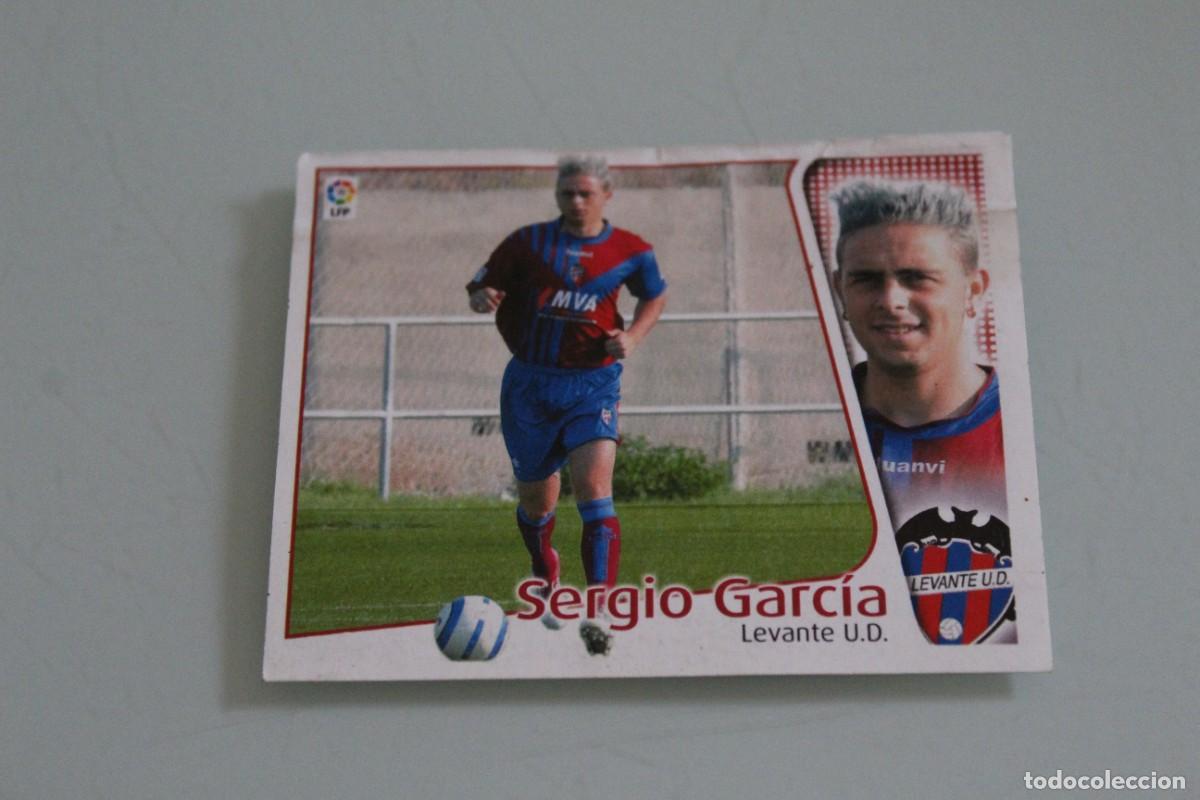 Cromos de f&uacute;tbol: ESTE 04 05 SERGIO GARC&Iacute;A RECUPERADO DE &Aacute;LBUM