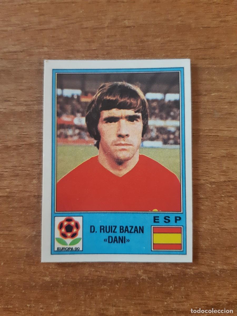 Cromos de f&uacute;tbol: N&deg;190 DANI ESPA&Ntilde;A EUROPA 80 PANINI EURO ITALIA 1980 PANINI.NUNCA PEGADO, SIN PEGAR