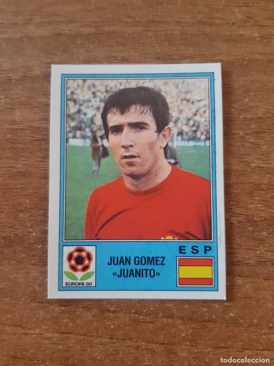 Fu&szlig;ball-Sticker: N&deg;189 JUAN GOMEZ &rdquo;JUANITO&rdquo; ESPA&Ntilde;A EUROPA 80 PANINI EURO ITALIA 1980 PANINI.NUNCA PEGADO, SIN PEGAR