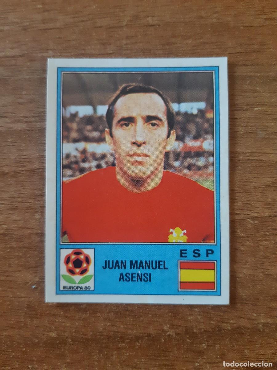 Fu&szlig;ball-Sticker: N&deg;188 ASENSI ESPA&Ntilde;A EUROPA 80 PANINI EURO ITALIA 1980 PANINI.NUNCA PEGADO, SIN PEGAR