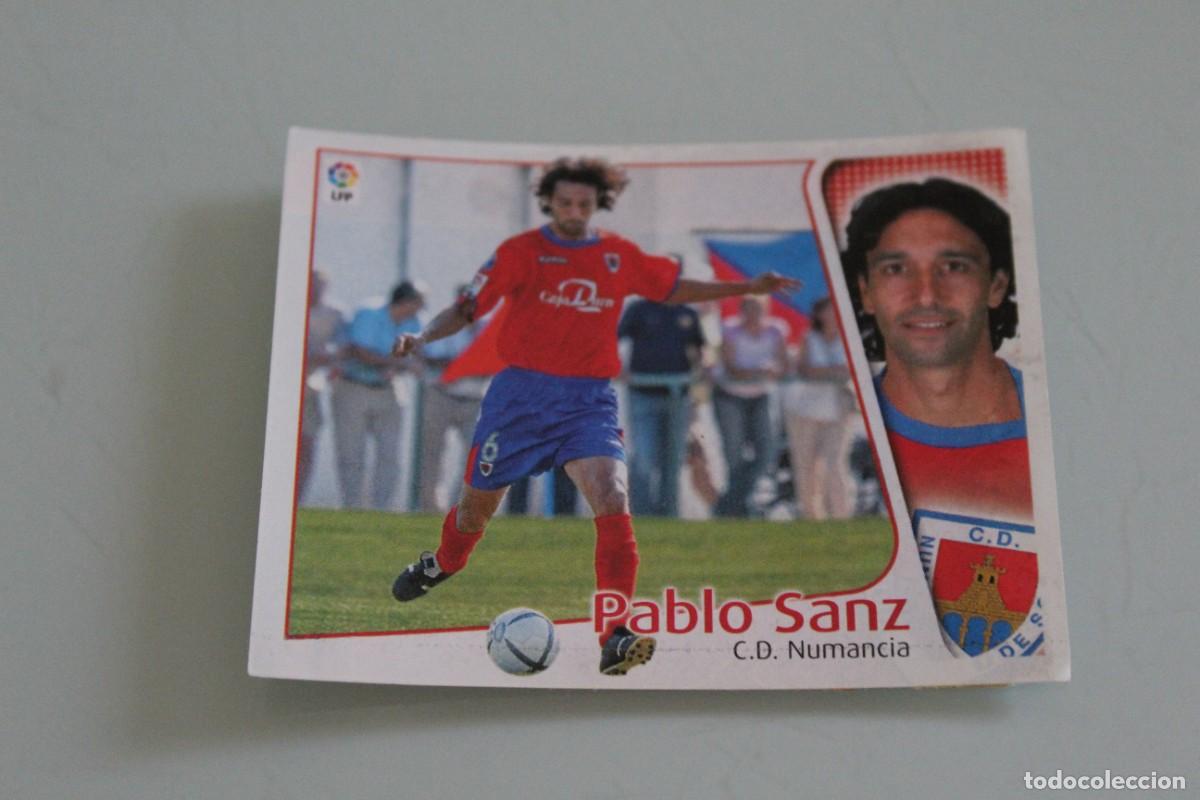 Fu&szlig;ball-Sticker: ESTE 04 05 PABLO SANZ RECUPERADO DE &Aacute;LBUM