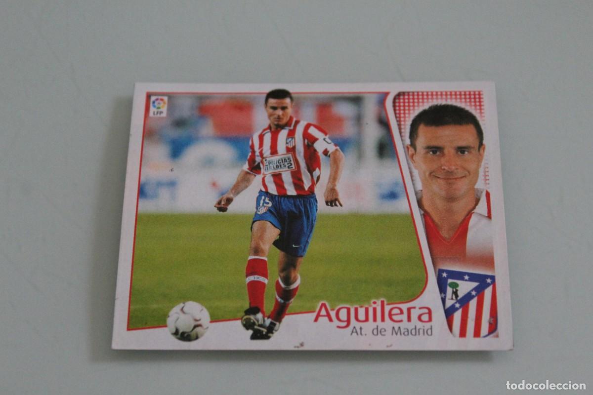 Cromos de f&uacute;tbol: ESTE 04 05 AGUILERA RECUPERADO DE &Aacute;LBUM