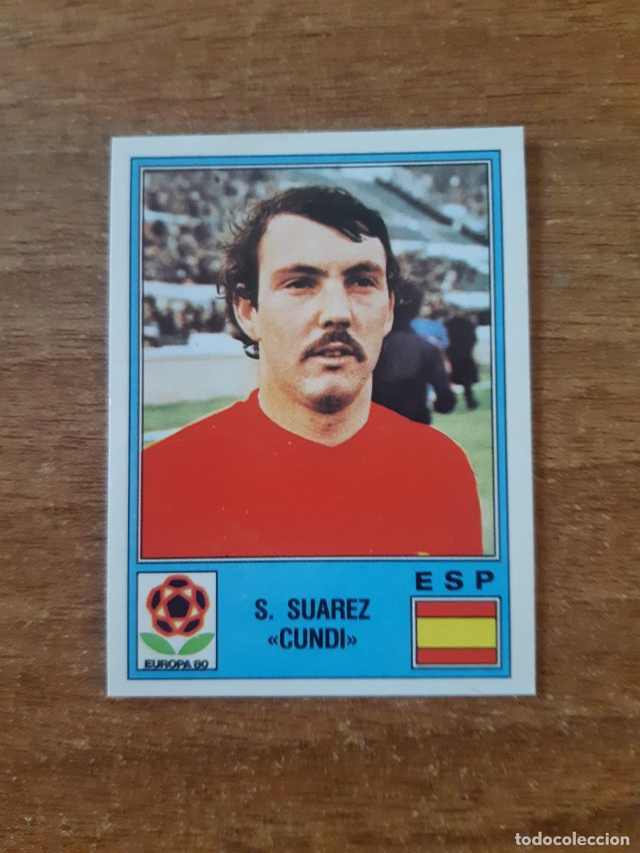 Cromos de f&uacute;tbol: N&deg;185 CUNDI ESPA&Ntilde;A EUROPA 80 PANINI EURO ITALIA 1980 PANINI.NUNCA PEGADO, SIN PEGAR