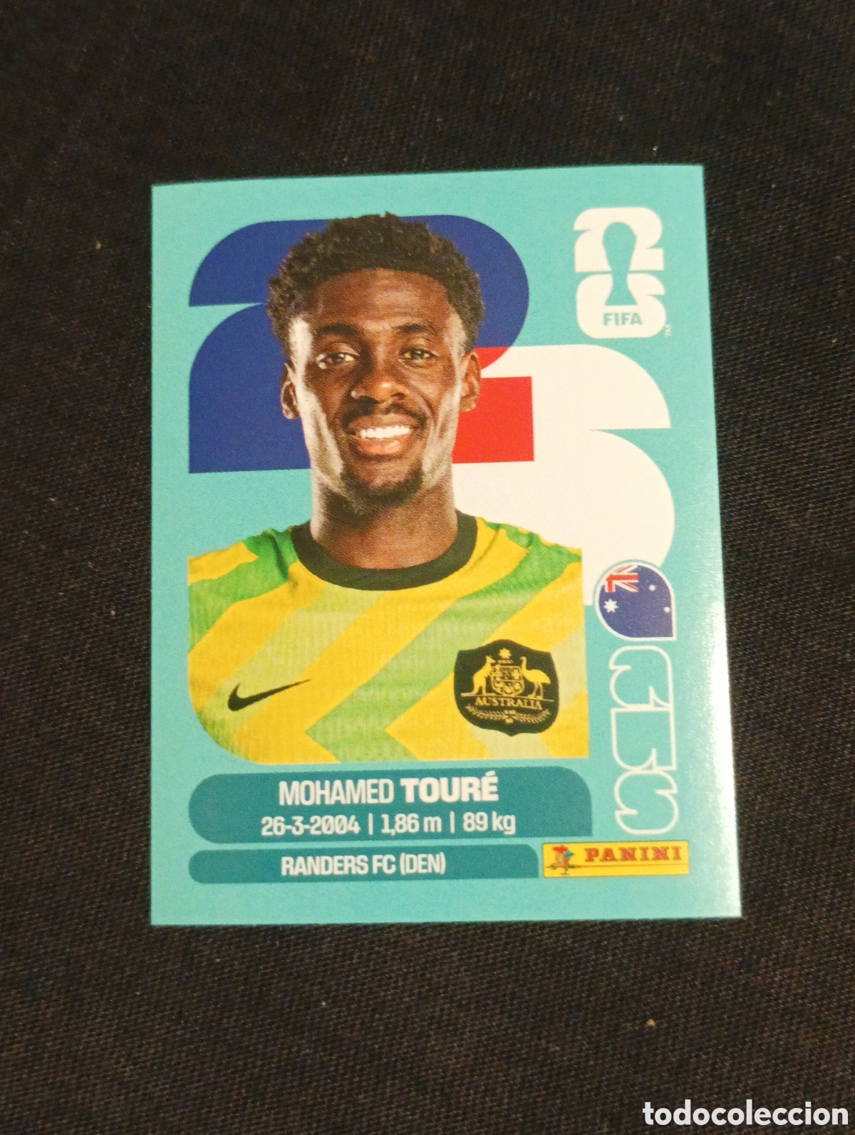 Cromos de f&uacute;tbol: mundial panini 2026 Mohamed toure