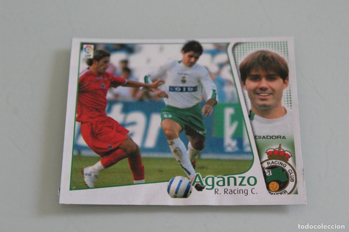 Cromos de f&uacute;tbol: ESTE 04 05 AGANZO RECUPERADO DE &Aacute;LBUM