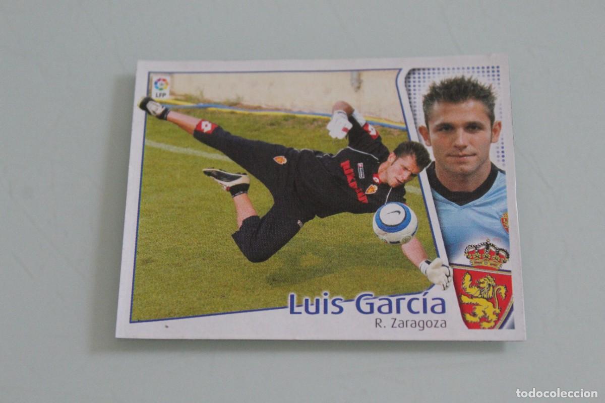 Cromos de f&uacute;tbol: ESTE 04 05 LUIS GARC&Iacute;A RECUPERADO DE &Aacute;LBUM
