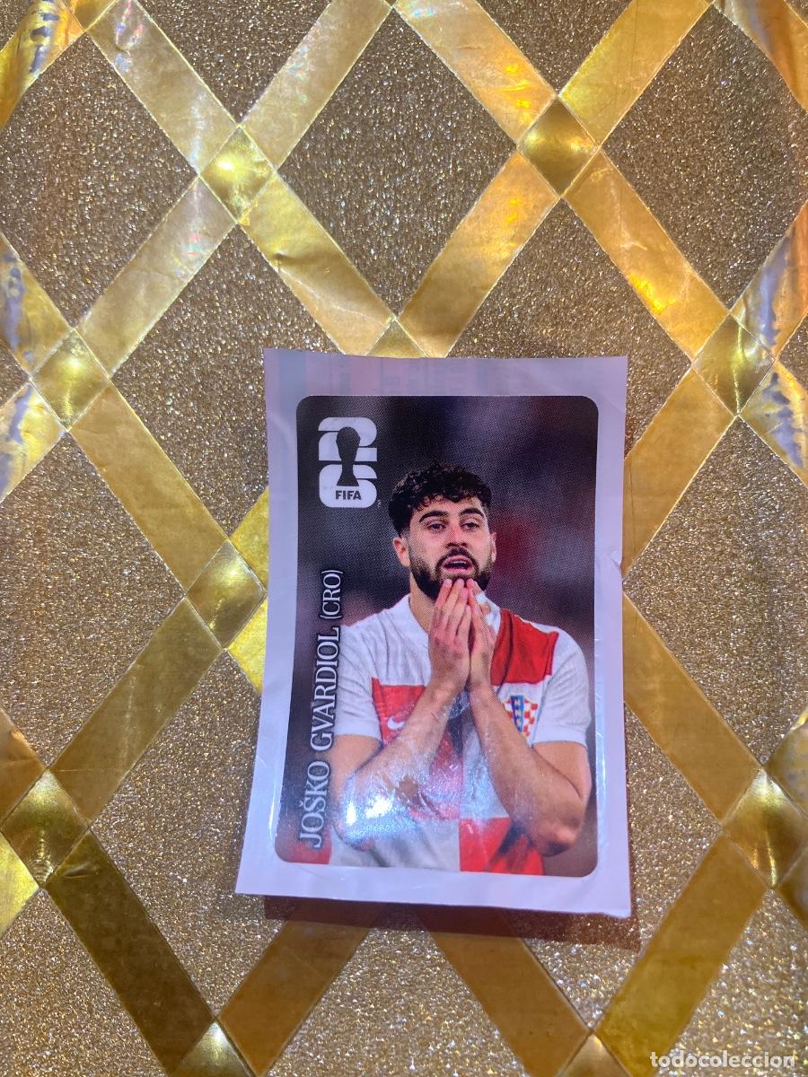 Cromos de f&uacute;tbol: CROMO CROACIA JOSKO GVARDIOL STICKER PEGATINA COCA COLA MUNDIAL 2026 MEXICO-EEUU-CANADA PANINI !