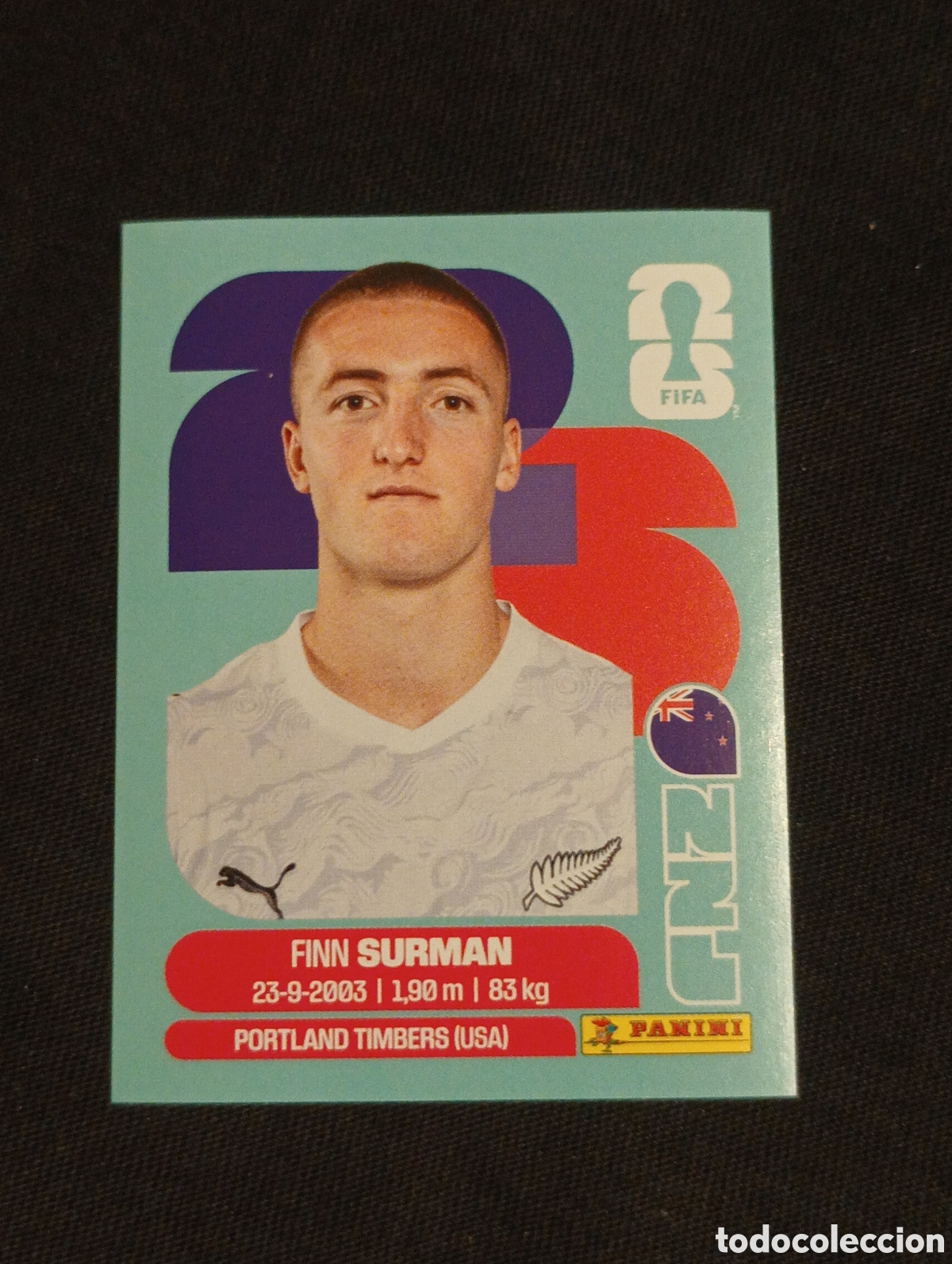 Fu&szlig;ball-Sticker: mundial panini 2026 finn surman