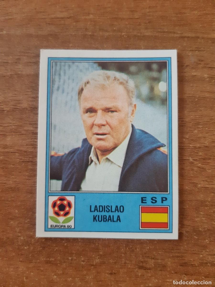 Cromos de f&uacute;tbol: N&deg;179 KUBALA SELECCIONADOR ESPA&Ntilde;A EUROPA 80 PANINI EURO ITALIA 1980 PANINI.NUNCA PEGADO, SIN PEGAR
