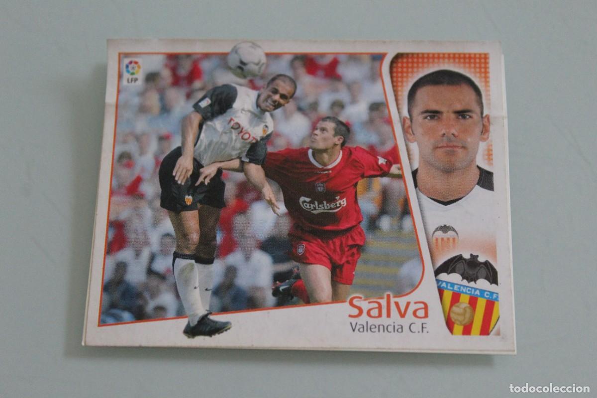 Cromos de f&uacute;tbol: ESTE 04 05 SALVA BAJA TRASERA JOSETXO RECUPERADO DE &Aacute;LBUM