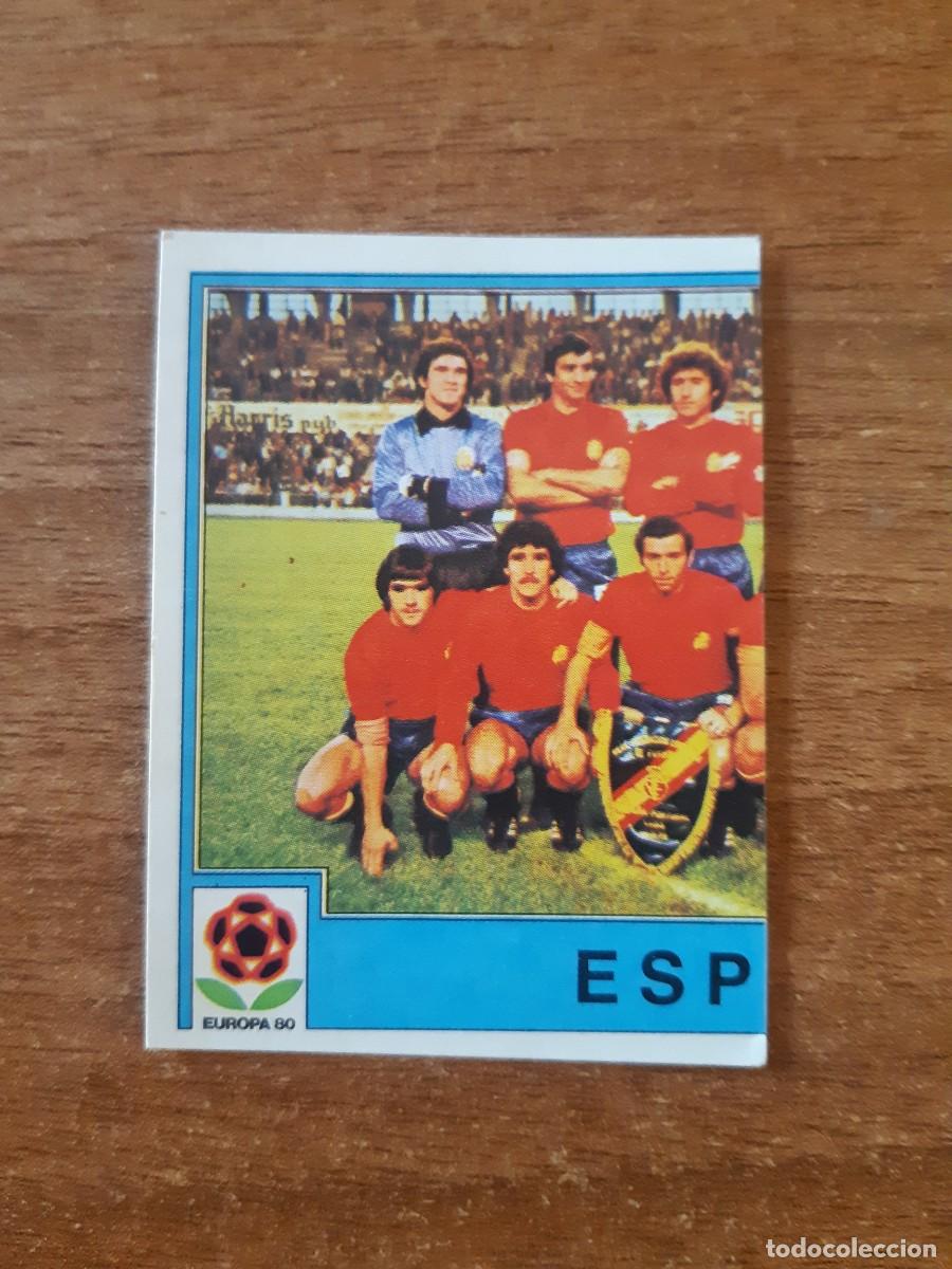 Cromos de f&uacute;tbol: N&deg;177 ALINEACI&Oacute;N ESPA&Ntilde;A 1/2 EUROPA 80 PANINI EURO ITALIA 1980 PANINI.NUNCA PEGADO, SIN PEGAR