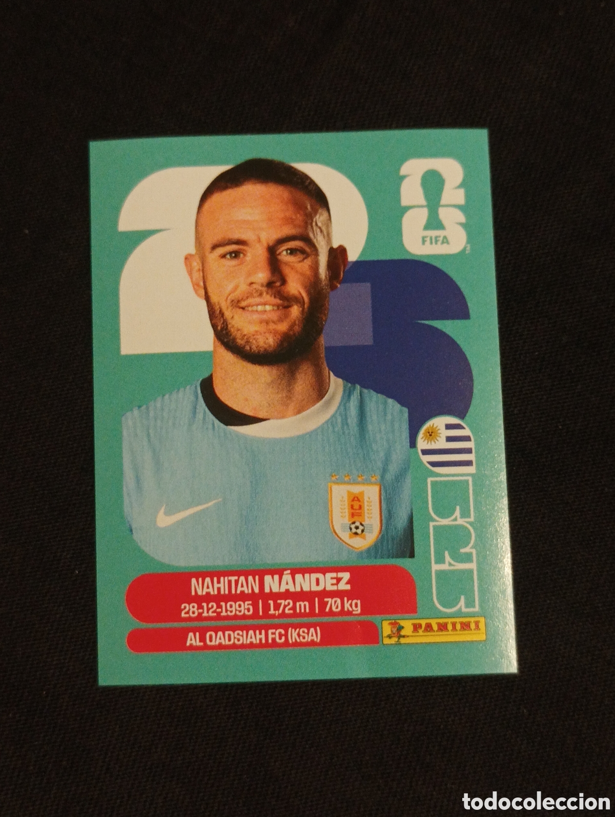 Cromos de f&uacute;tbol: mundial panini 2026 nahitan nandez