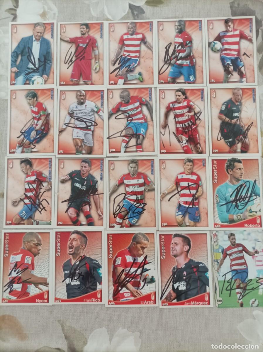 Football Stickers: Cromos futbol firmados Granada cf