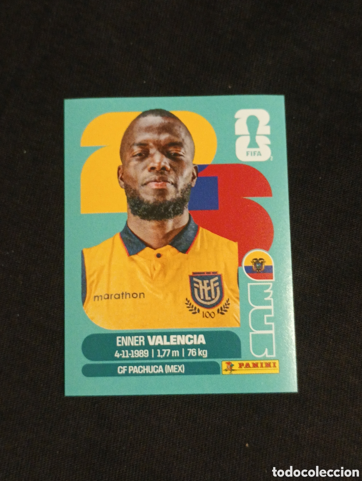 Cromos de f&uacute;tbol: mundial panini 2026 enner valencia