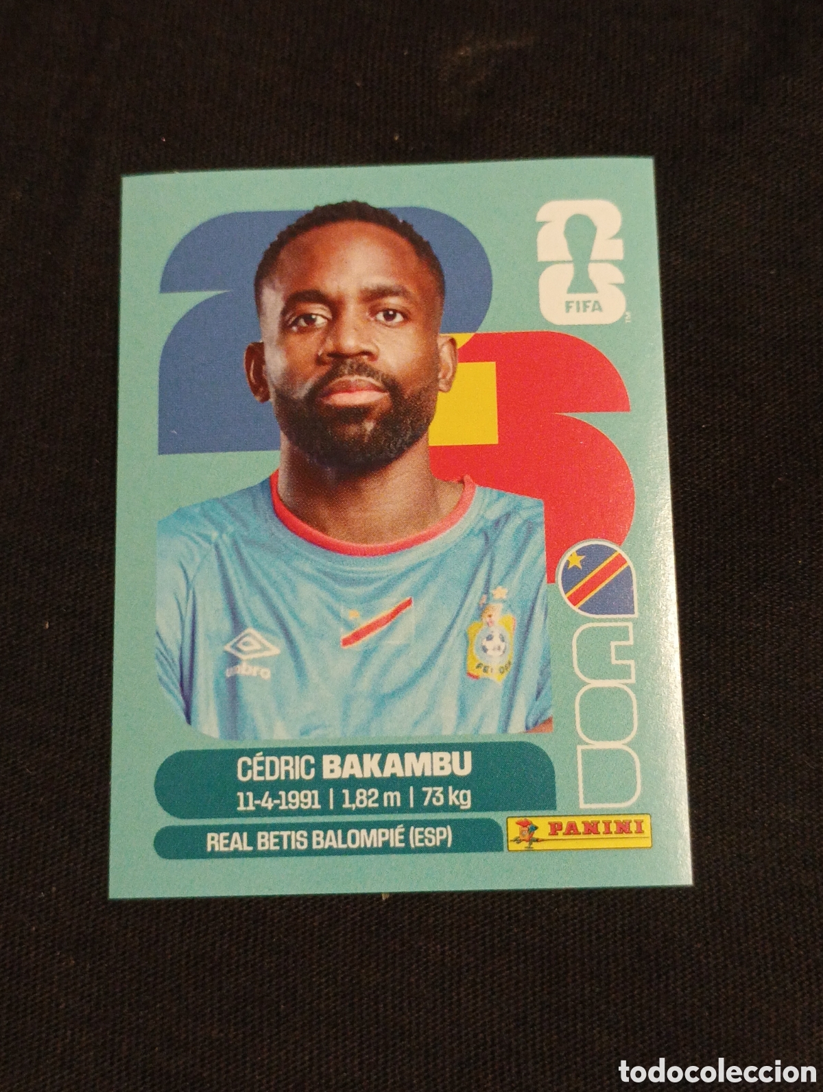 Figurine di Calcio: mundial panini 2026 cedric bakambu