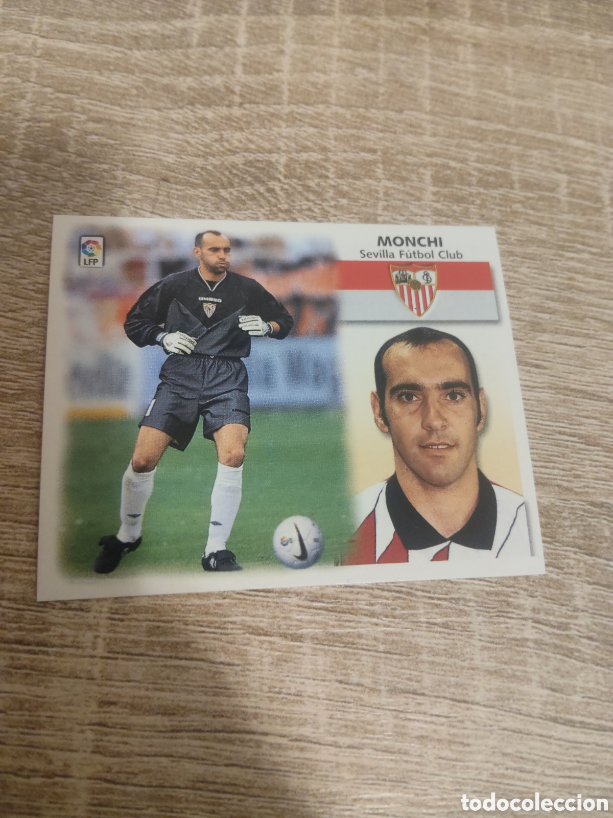 Figurine di Calcio: Monchi baja Sevilla liga 1999 2000 99 00 ediciones este