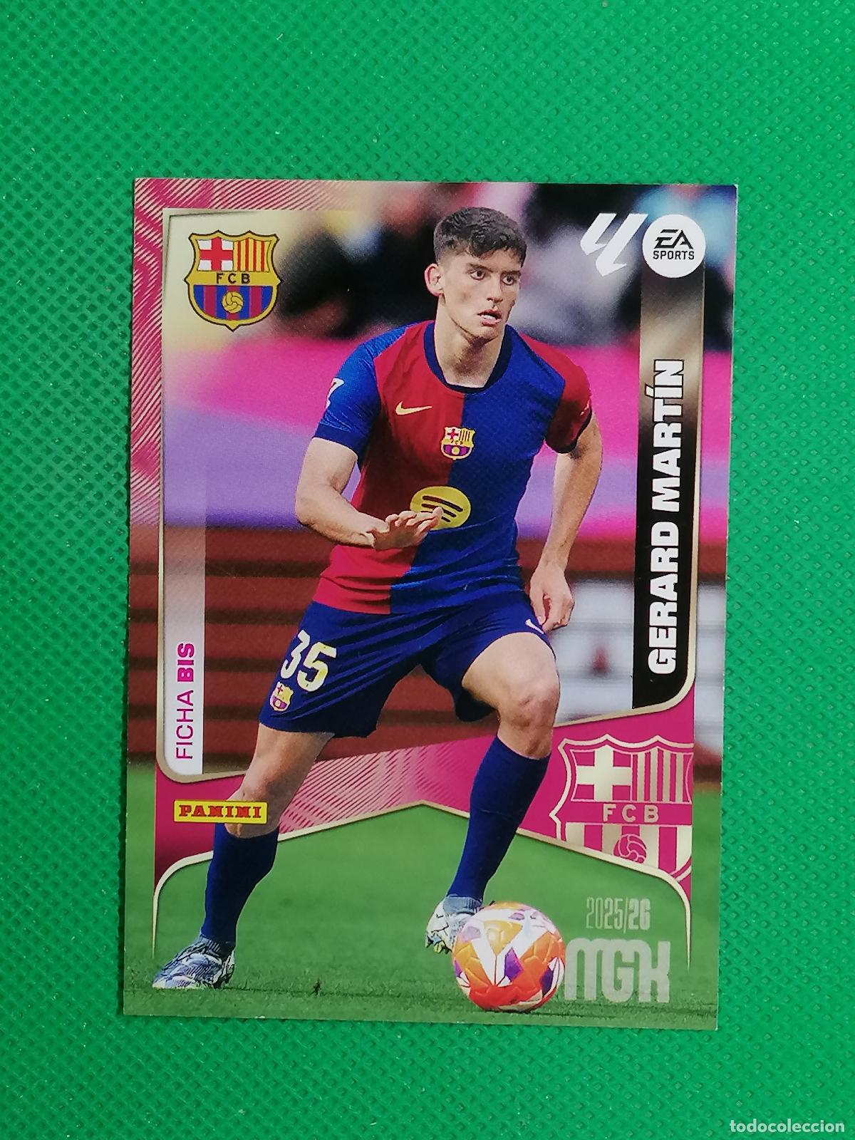 Figurine di Calcio: 80 BIS 80BIS GERARD MARTIN BARCELONA FICHA BIS ⚽ MEGACRACKS LIGA 2025 2026 25 26 ⚽