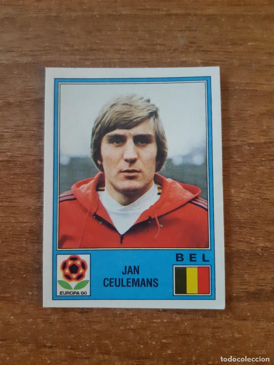 Fu&szlig;ball-Sticker: N&deg;173 JAN CEULEMANS B&Eacute;LGICA EUROPA 80 PANINI EURO ITALIA 1980 PANINI.NUNCA PEGADO, SIN PEGAR