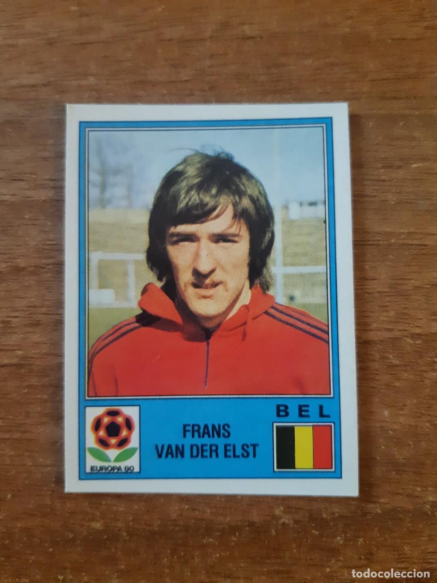 Fu&szlig;ball-Sticker: N&deg;172 FRANS VAN DER ELST B&Eacute;LGICA EUROPA 80 PANINI EURO ITALIA 1980 PANINI.NUNCA PEGADO, SIN PEGAR