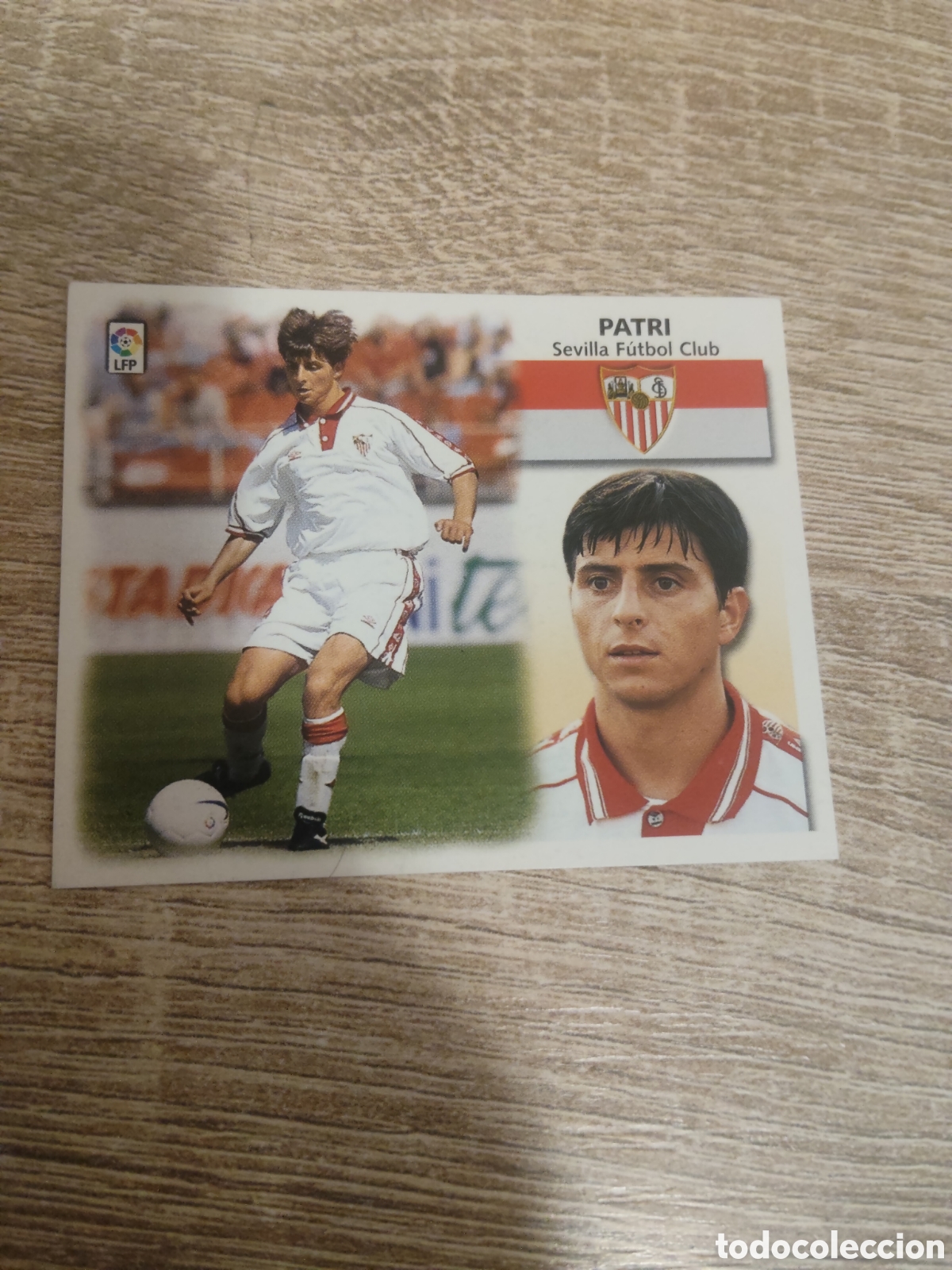 Cromos de f&uacute;tbol: Patri baja Sevilla liga 1999 2000 99 00 ediciones este nuevo