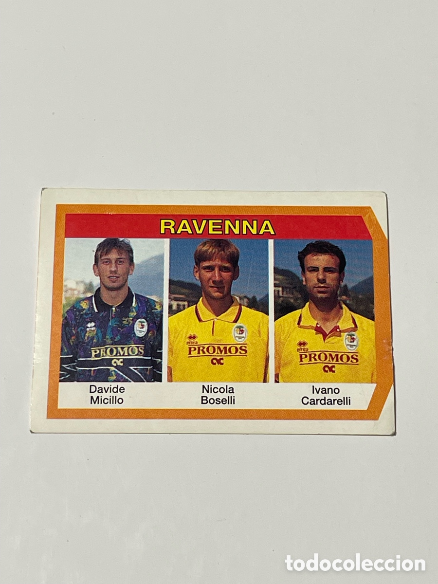 Cromos de f&uacute;tbol: Davide Micillo - Nicola Boselli - Ivano Cardarelli Ravenna CalcioFlash 93/94 #385