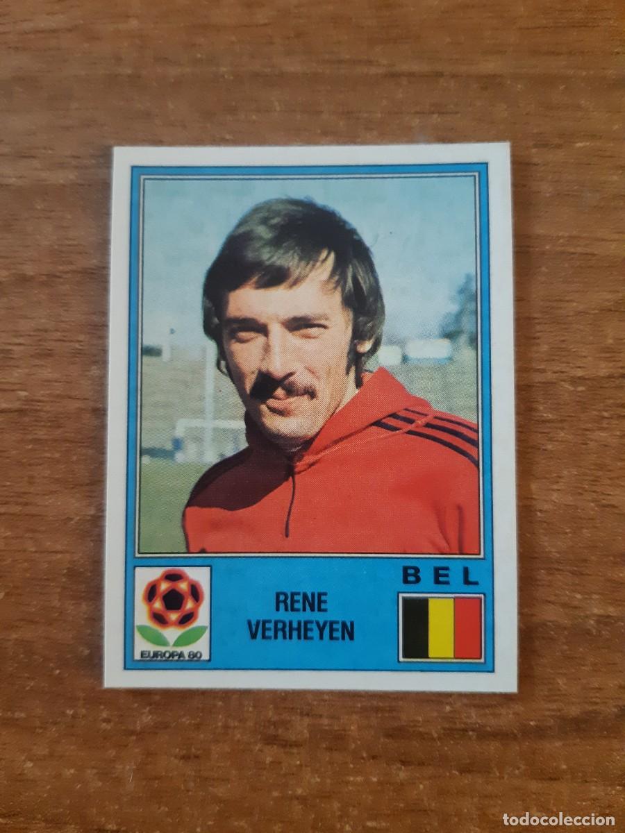 Cromos de f&uacute;tbol: N&deg;169 RENE VERHEYEN B&Eacute;LGICA EUROPA 80 PANINI EURO ITALIA 1980 PANINI.NUNCA PEGADO, SIN PEGAR