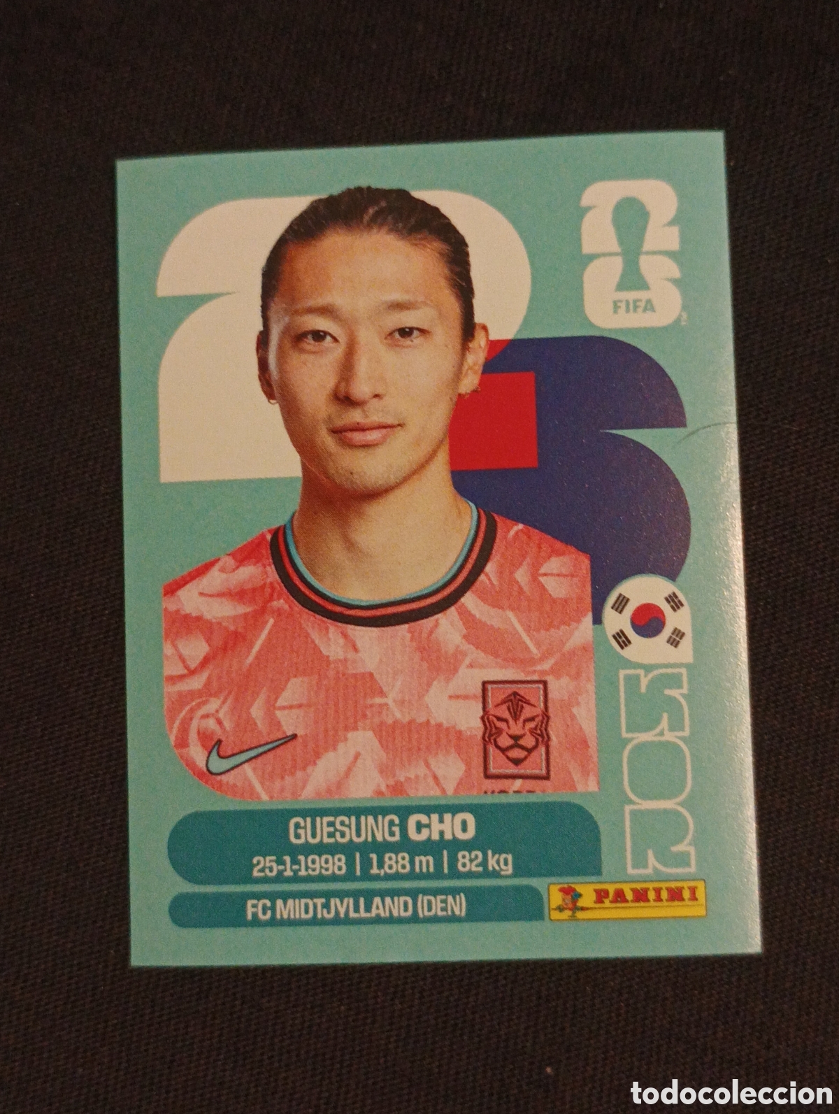 Cromos de f&uacute;tbol: mundial panini 2026 guesung cho