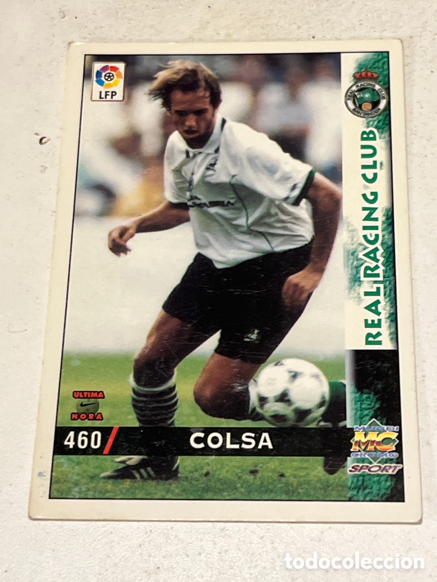 Cromos de f&uacute;tbol: Cromo Mundi Cromo Sport N&deg;460 Colsa Real Racing Club Liga 98-99